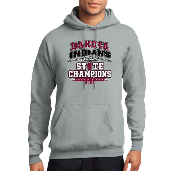 Dakota Softball State Champions 2026 - Core Fleece Pullover Hooded Sweatshirt Thumbnail