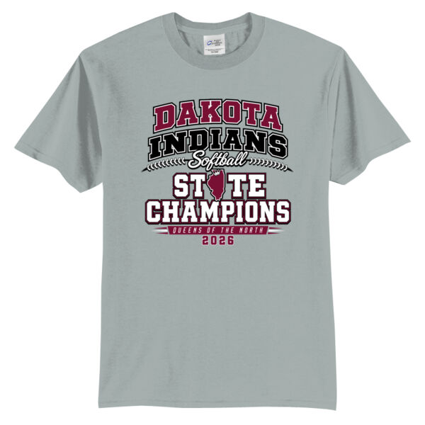 Dakota Softball State Champions 2026 - Tall Core Blend Tee Thumbnail