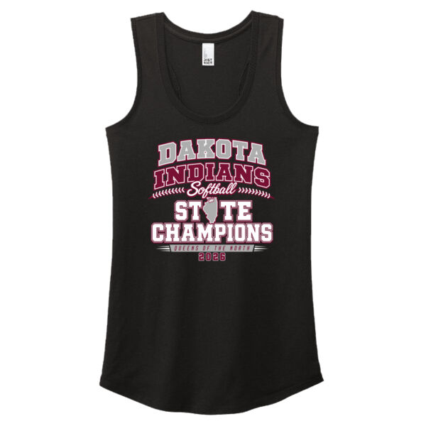 Dakota Softball State Champions 2026 - Women's Perfect Tri ® Racerback Tank Thumbnail
